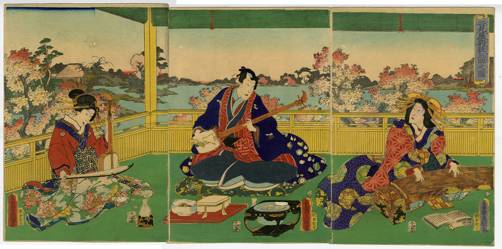 Toyokuni III (Kunisada) - Genji-e - Ukiyo-e - Ukiyoe Gallery SHUKADO