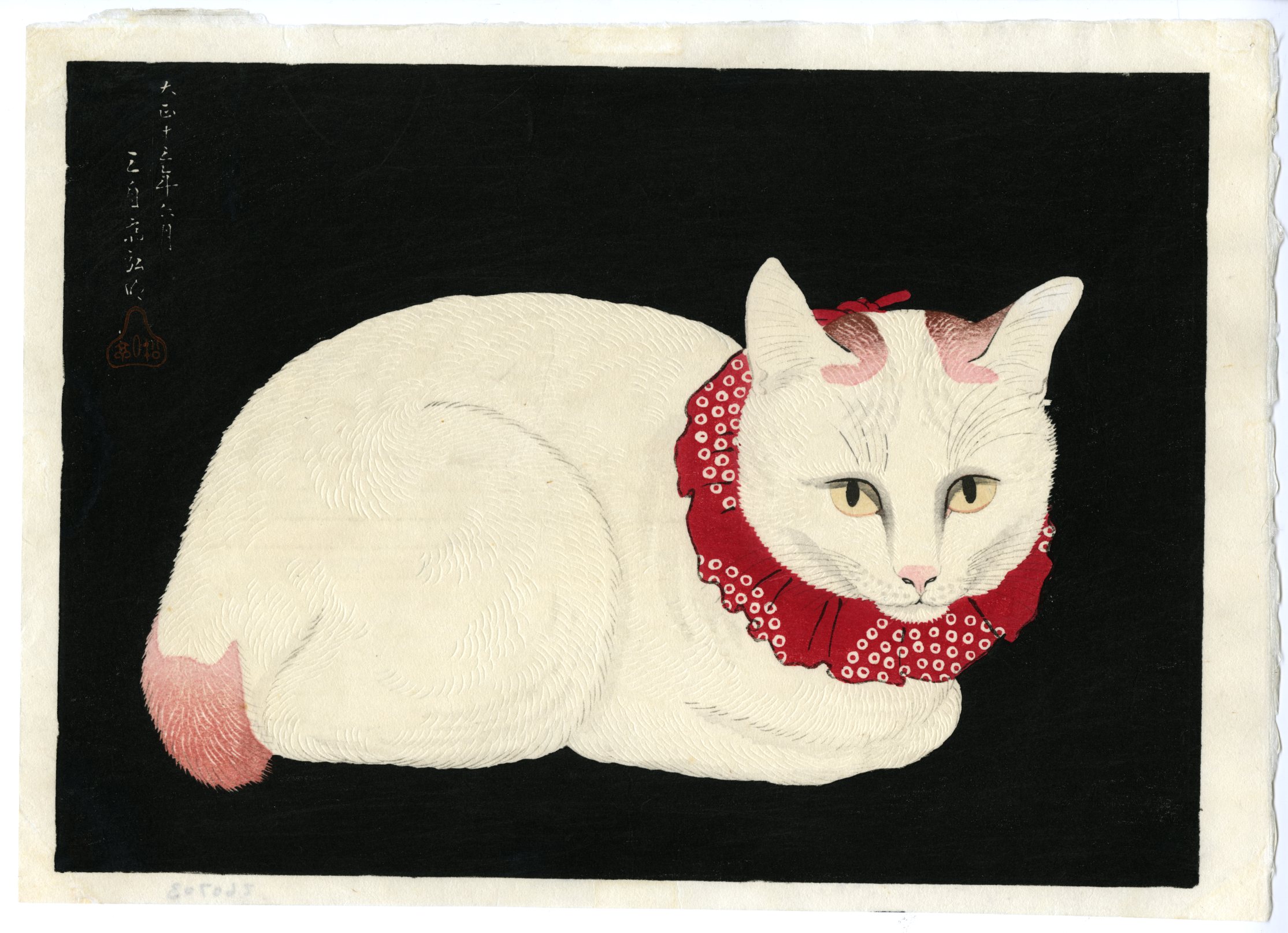 Кошки в японской живописи